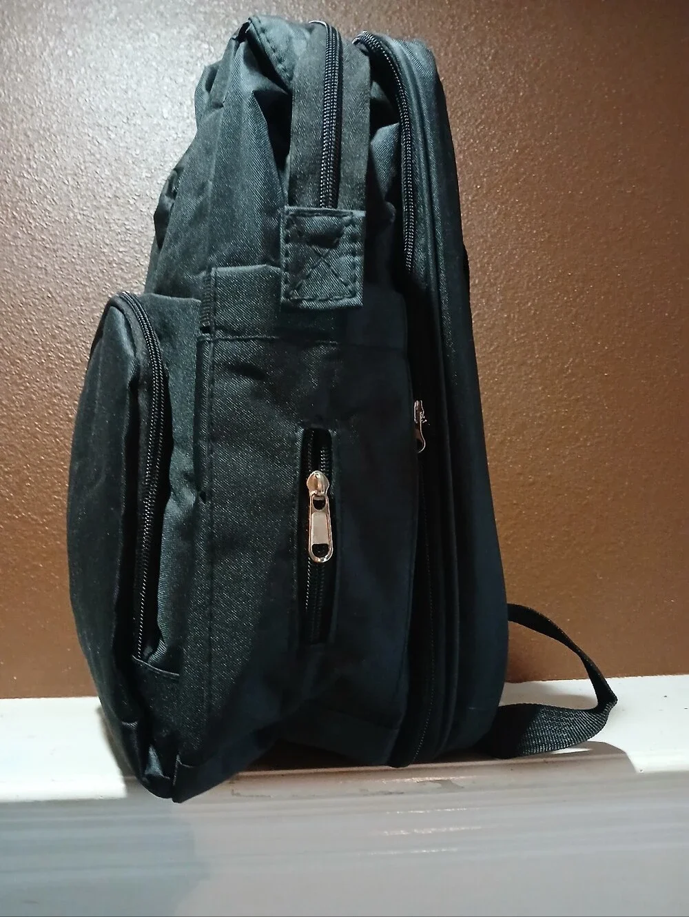 Black Men's Backpack Tote